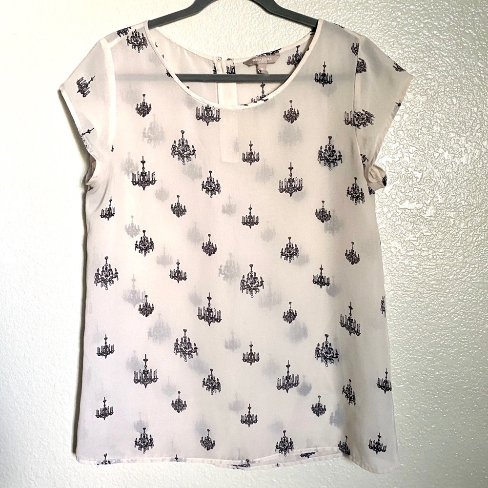 Banana republic chandelier print blouse
